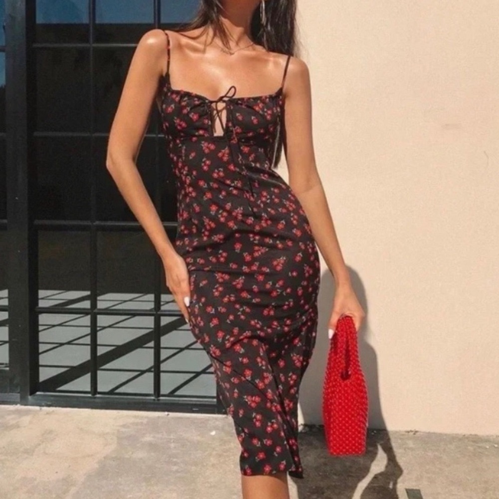 NWT Princess Polly Noda Midi Dress | size 6